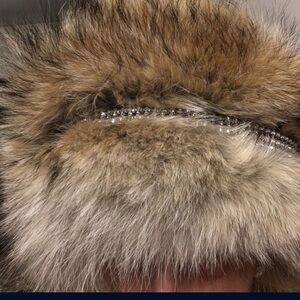 Coyote Fur Headband w/Rhinestone